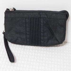 Kipling Black Nylon ANNE Medium Creativity Pouch Cosmetic Case Make Up Bag